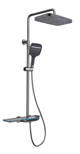 Душова колона з термостатичним змішувачем Mixxus Premium SPACE-009-J Graphite, 3 режими (MI6542) MI6542 фото