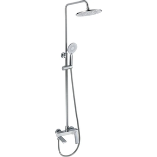 Душова колона Mixxus Premium DERBY 009-J WHITE-CHROME зі змішувачем (MI6616) MI6616 фото
