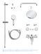 Душова система зі змішувачем для душа Grohe New Tempesta Cosmop. System (26224001) 26224001 фото 3