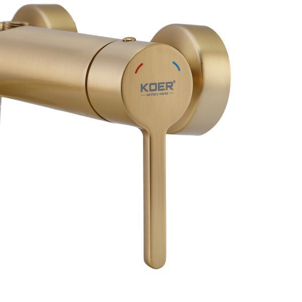 Душова колонна зі змішувачем Koer KB-56029-12 3 функції, колір матове золото (KR5503) KR5503 фото