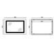 Дзеркало Mixxus LIGHT MR01-70x50 з Led Touch, Anti-fog, димером, регулятором яскравості, годинником (MI6000) MI6000 фото 16