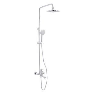 Душова система універсальна Lidz Latwa 1031 на три споживача (з виливом) (k35) Chrome LDLAT1031CRM48993 SD00055117 фото