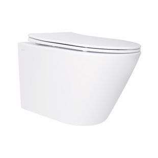 Унітаз підвісний Qtap Swan безобідковий з сідінням Soft-close QT16335180W QT16335180W фото