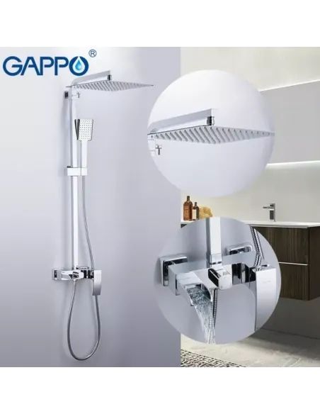 Душева система Gappo G2407-20 з виливом 1034058 фото
