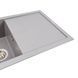 Гранітна мийка для кухні VALESO 7843 SOLID матова Сірий металік 7843_SOLID_GrayMetallic фото 3