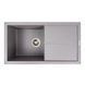 Гранітна мийка для кухні VALESO 7843 SOLID матова Сірий металік 7843_SOLID_GrayMetallic фото 1