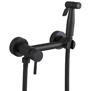 Змішувач для гігієнічного душу Zerix SUS 222 Black (ZX4743) ZX4743 фото