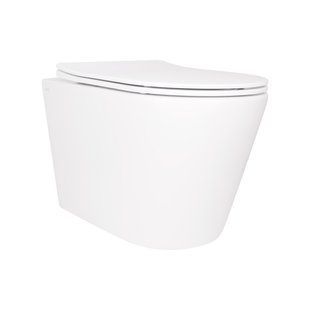 Унітаз підвісний Qtap Scorpio безободковий Ultra Quiet з сидінням Soft-close QT14332380ASW QT14332380ASW фото