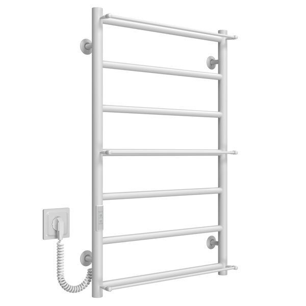 Рушникосушарка електрична Ladder П7 500х800 Deffi нержавіюча сталь (Білий, WD03, Ліве підключення) C.LK.80.50.7.E.W.L.3 фото
