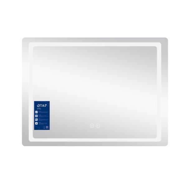 Дзеркало Qtap Mideya (DC-F614) 700х500 з LED-підсвічуванням Touch, з антизапотіванням, димером QT2078NCF07050W QT2078NCF07050W фото