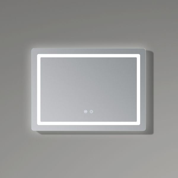 Дзеркало Qtap Mideya (DC-F614) 700х500 з LED-підсвічуванням Touch, з антизапотіванням, димером QT2078NCF07050W QT2078NCF07050W фото