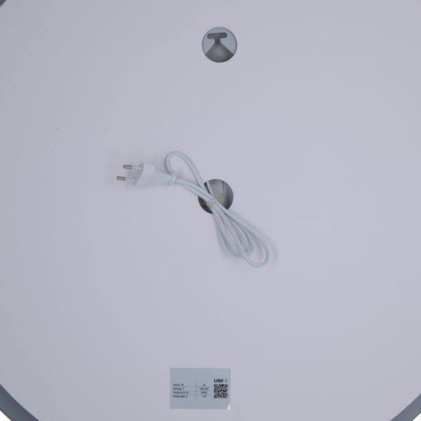 Дзеркало Lidz Aria R600 з LED-підсвічуванням Touch, з антизапотіванням, з димером, рег. яскравості LD78LR600 LD78LR600 фото
