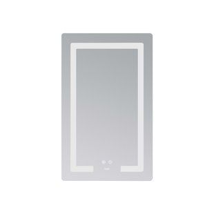Дзеркало Lidz Kubis (KU2) 500х800 з LED-підсвічуванням Touch, з антизапотіванням, з димером, рег. яскравості LD78LF936508048448 LD78LF936508048448 фото