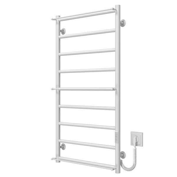 Рушникосушарка електрична Ladder П9 500х1000 Deffi нержавіюча сталь (Білий, WD03, Праве підключення) C.LK.100.50.9.E.W.R.3 фото
