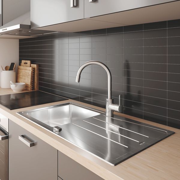 Змішувач для кухні з висувним виливом Grohe Eurostyle Cosmopolitan (31126004) 31126004 фото