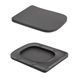 Унітаз підвісний Tern Ultra Quiet 490&times;365&times;325&nbsp;мм, Anthracite, з сидінням Slim Duroplast / Soft-close / Quick Release QT17332303ASAN Qtap QT17332303ASAN фото 8