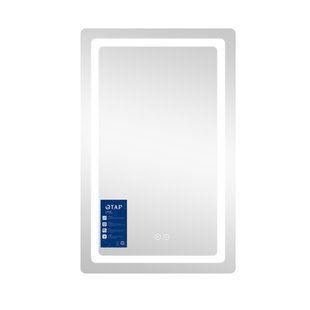 Дзеркало Qtap Mideya (DC-F911) 500х800 з LED-підсвічуванням Touch, з антизапотіванням, димером QT2078F911W QT2078F911W фото