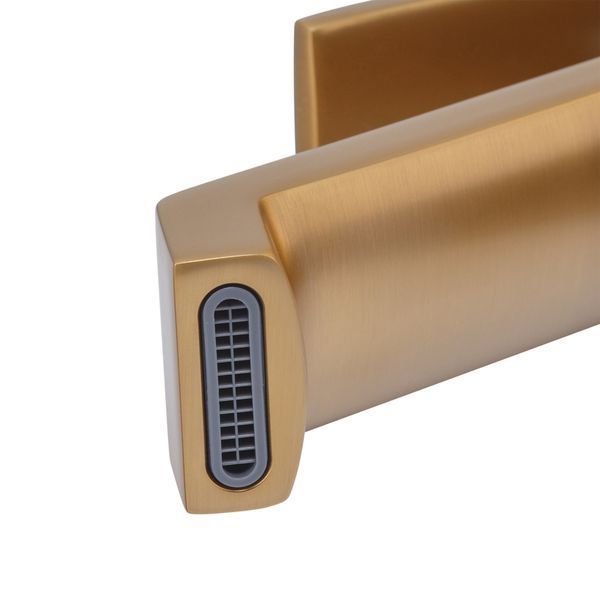 Змішувач для умивальника Haiba GAUDI 001 (HIGH) BRUSHED GOLD (HB9597) HB9597 фото