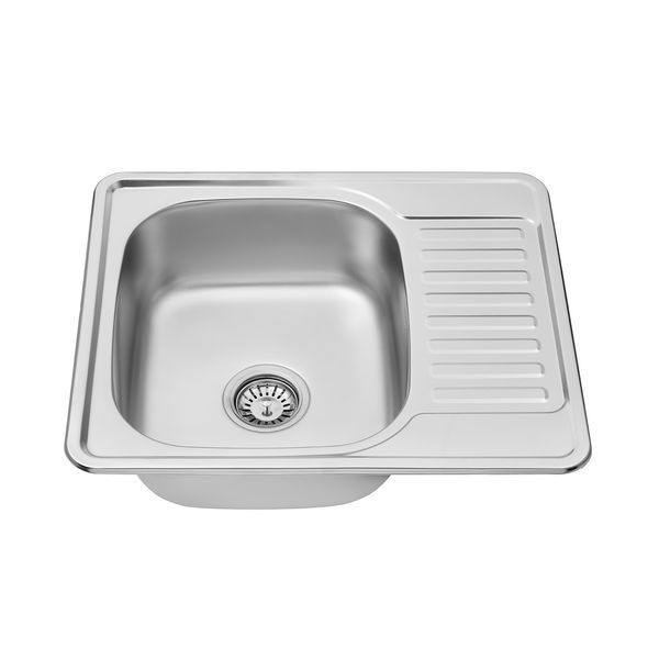 Кухонна мийка Kroner KRP Satin - 5848 (0.8 мм) CV022777 фото