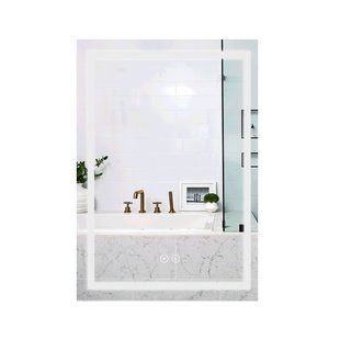 Дзеркало Qtap Mideya (DC-F936) 500х800 з LED-підсвічуванням Touch, з антизапотіванням, димером QT2078F936W QT2078F936W фото