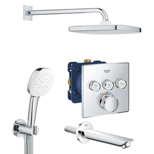 Набір для комплектації вани з Tempesta Cube 250 Grohe Eurocube (26415SC6) 26415SC6 фото