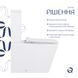 Унітаз-компакт Qtap Crow безобідковий з сідінням Soft-close QT05222170W QT05222170W фото 5