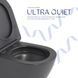 Унітаз підвісний Robin Ultra Quiet 490&times;365&times;325 мм, Anthracite, з сидінням Slim Duroplast / Soft-close / Quick Release QT13332381АSAN Qtap QT13332381АSAN фото 5