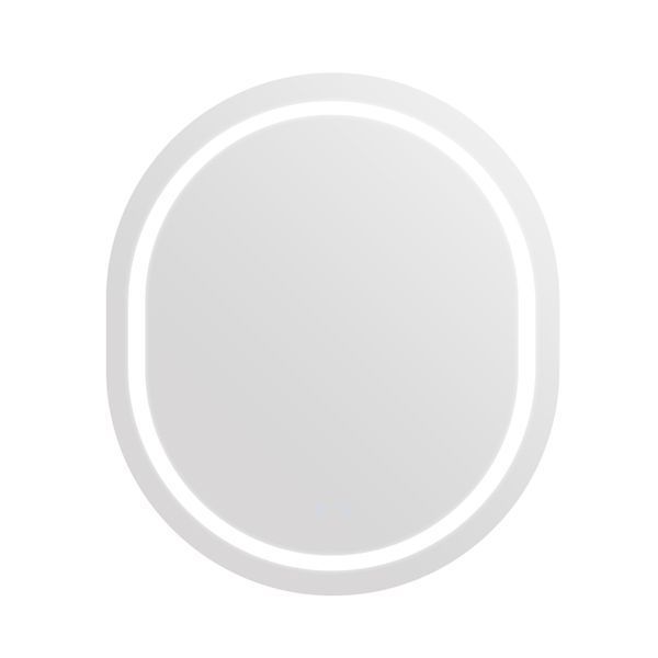 Дзеркало Qtap Gemini 800х700 з LED-підсвічуванням Touch, з антизапотіванням, з димером, рег. темп. кольору (3000-6500K) QT2578R8070 QT2578R8070 фото