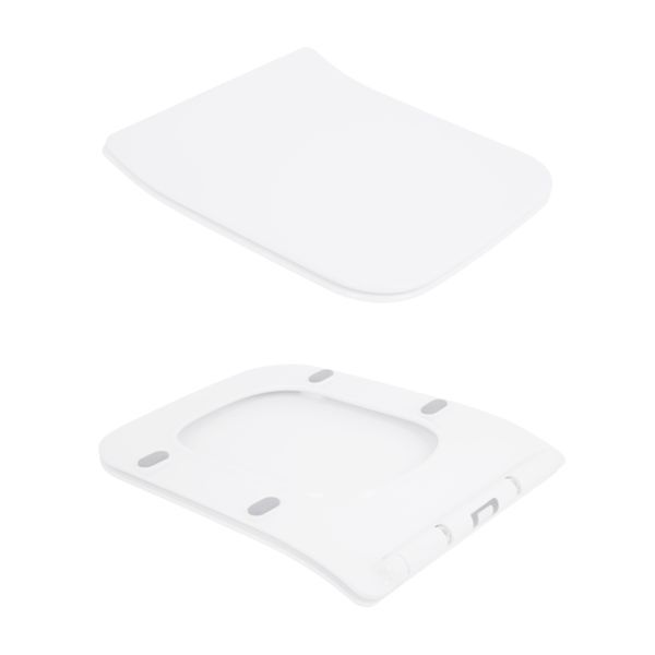 Унітаз підвісний Qtap Crow безобідковий з сідінням Soft-close QT05335170W QT05335170W фото