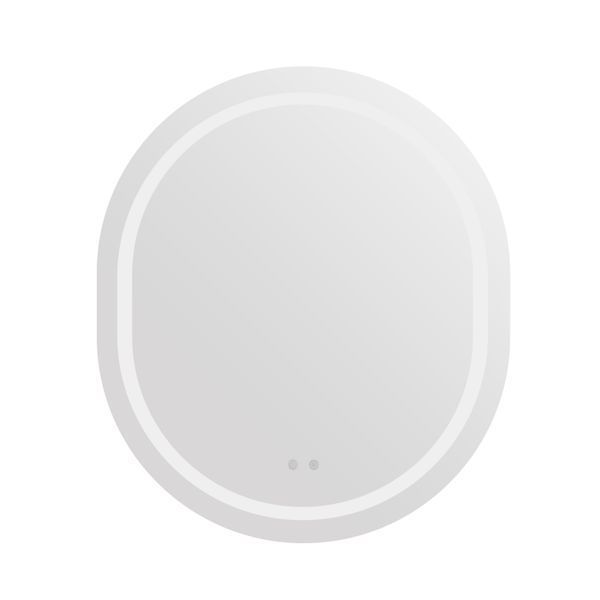 Дзеркало Qtap Gemini 800х700 з LED-підсвічуванням Touch, з антизапотіванням, з димером, рег. темп. кольору (3000-6500K) QT2578R8070 QT2578R8070 фото