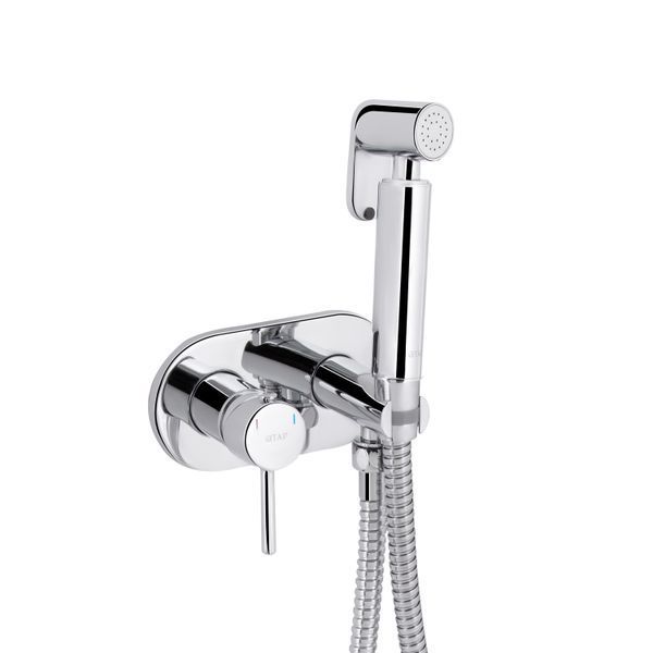 Набір для гігієнічного душу Qtap Inspai-Varius округлий QTINSVARCRMV00440501 Chrome QTINSVARCRMV00440501 фото