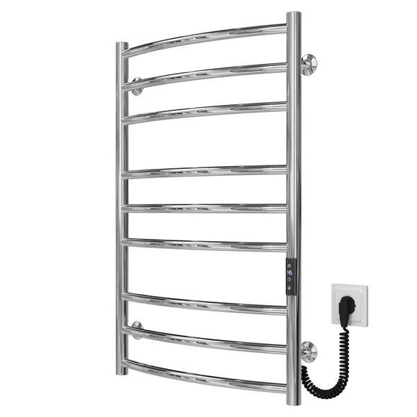 Рушникосушарка електрична Класік Еліт П9 500х800 Deffi нержавіюча сталь (Хром, JD03, Праве підключення) C.KE.80.50.9.E.C.R.1 фото