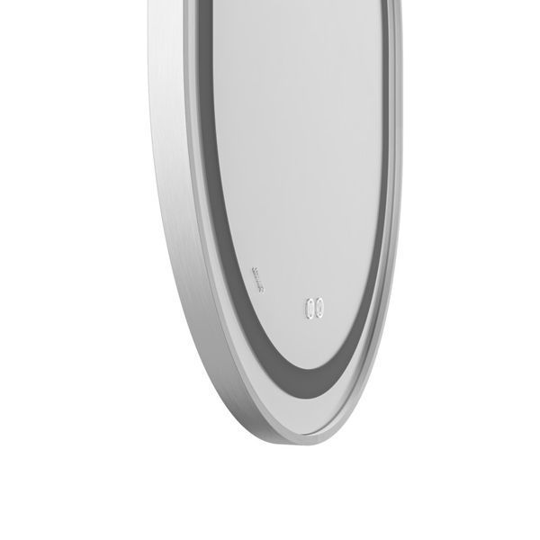 Дзеркало Mixxus Premium ELLIPSE MV05-80x70-Reverse WHITE з Led Touch, Anti-fog, димером (3-6,5kK) (MP6645) MP6645 фото