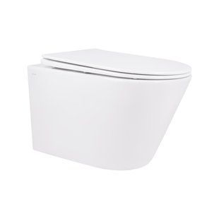 Унітаз підвісний Qtap Swan безобідковий з сідінням Soft-close QT16335178W QT16335178W фото