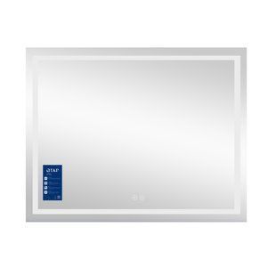 Дзеркало Qtap Mideya (MI1) 1000х700 з LED-підсвічуванням Touch, з антизапотіванням, димером, рег. яскравості QT2078NCF10070 QT2078NCF10070 фото