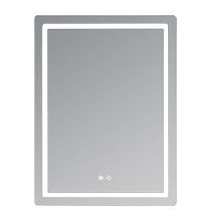 Дзеркало Qtap Mideya (MI2) 600х800 з LED-підсвічуванням Touch, з антизапотіванням, димером, рег. яскравості QT2078F6080 QT2078F6080 фото