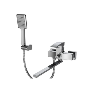 Змішувач для ванни з довгим виливом Koer KB-42007-01 (Колір хром) (KR3456) KR3456 фото