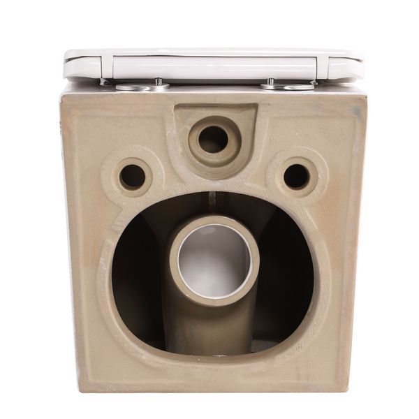 Унітаз підвісний Tern Ultra Quiet 490&times;365&times;325 мм, Marble, з сидінням Slim Duroplast / Soft-close / Quick Release QT17332303ASMR Qtap QT17332303ASMR фото