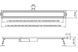 Душовий трап Koer FD08-70x700-Glass Black SUS304, 70x700 мм, зі скляною панеллю, нержавіюча сталь, чорний KR5141 фото 4