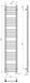 Рушникосушарка водяна Lima П30 300х1800 Deffi нержавіюча сталь (Білий, Нижнє підключення) A.LI.180.30.30.W.A фото 3