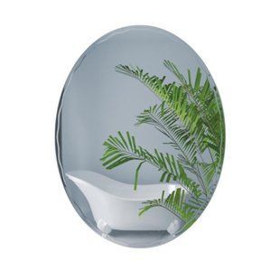 Дзеркало Lidz Latwa 140.07.11 (1) 650х800 настінне овальне з декором LD78LA6580 LD78LA6580 фото