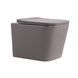 Унітаз підвісний Tern Ultra Quiet 490&times;365&times;325 мм, Stone Grey, з сидінням Slim Duroplast / Soft-close / Quick Release QT17332303ASSG Qtap QT17332303ASSG фото 1