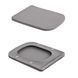 Унітаз підвісний Tern Ultra Quiet 490&times;365&times;325 мм, Stone Grey, з сидінням Slim Duroplast / Soft-close / Quick Release QT17332303ASSG Qtap QT17332303ASSG фото 8