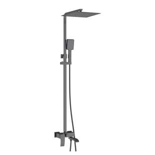 Душова колона зі змішувачем Koer KB-56007-07, 3 функції (Колір графіт) (KR5160) KR5160 фото