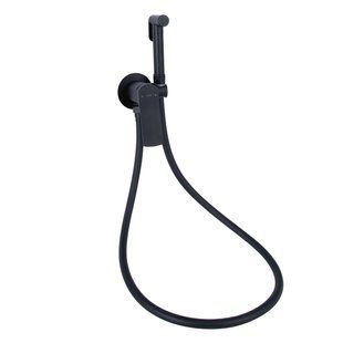 Набір для гігієнічного душу Qtap Slavonice округлий QTSLA262BLM45917 Black Matt QTSLA262BLM45917 фото
