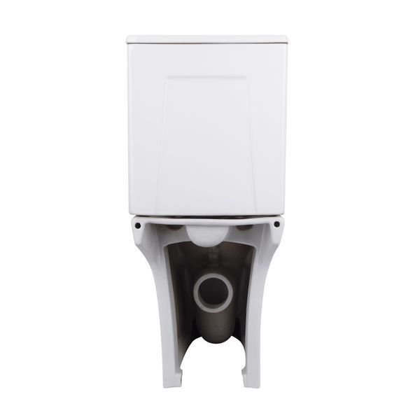 Унітаз-компакт Qtap Presto безобідковий з сідінням Soft-close QT24221217AW QT24221217AW фото