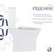 Унітаз-компакт Qtap Presto безобідковий з сідінням Soft-close QT24221217AW QT24221217AW фото 4