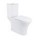 Унітаз-компакт Qtap Presto безобідковий з сідінням Soft-close QT24221217AW QT24221217AW фото 1