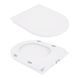 Унітаз-компакт Qtap Presto безобідковий з сідінням Soft-close QT24221217AW QT24221217AW фото 8