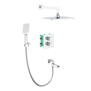 Вбудована душова система з термостатом Koer KB-67011-01 (Колір хром) (KR4726) KR4726 фото